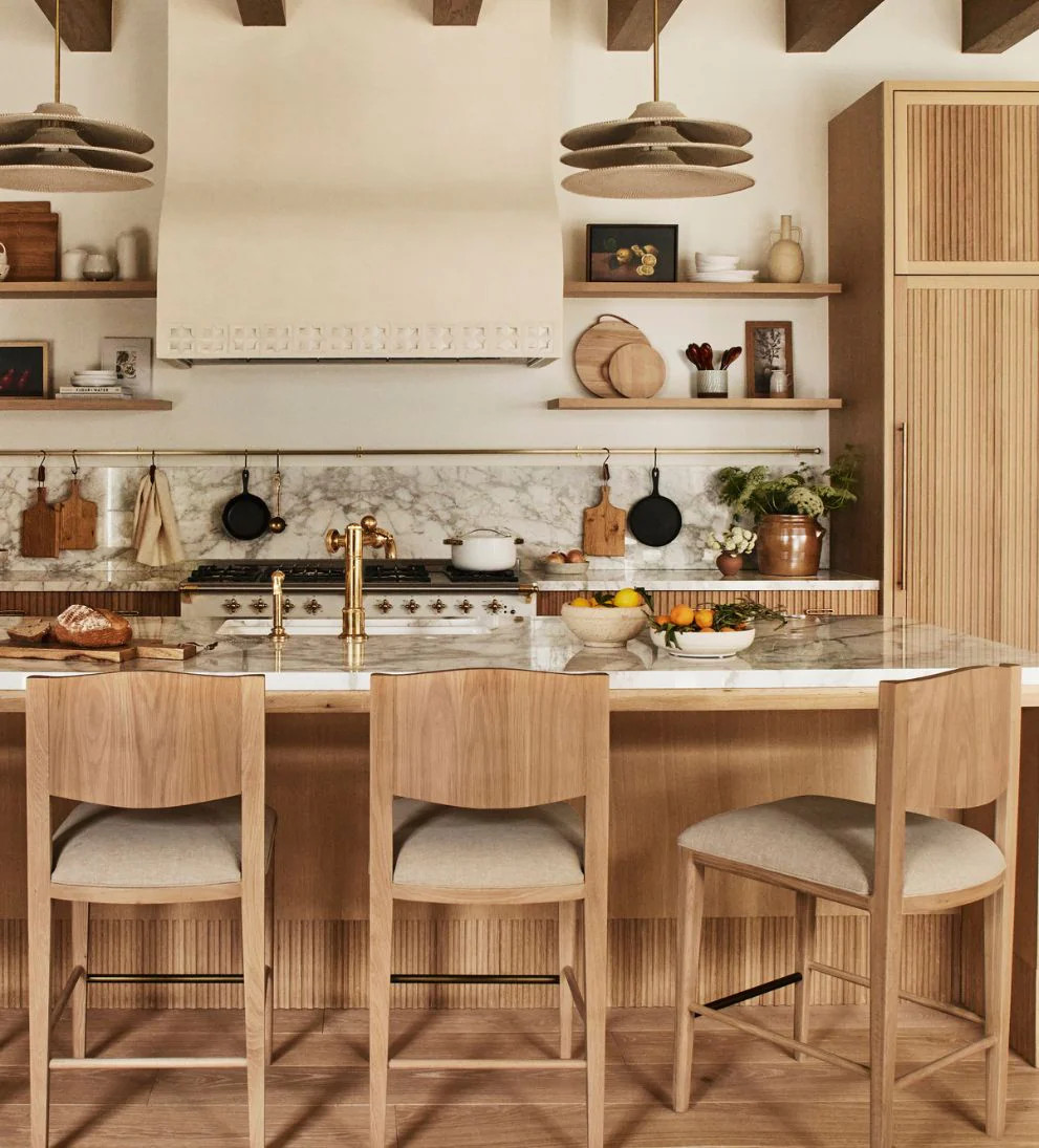 Ophelia White Oak Counter Stool | Le Maé