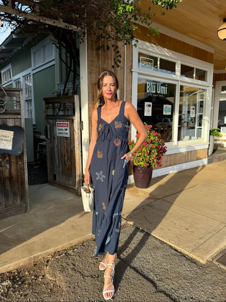This dress is perfect for your beach vacation! Wear it around your resort, to dinner, or dress it down to wear about for the day! I love the seashell and starfish details! 

#LTKfindsunder100 #LTKtravel #LTKstyletip