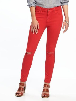 Mid-Rise Rockstar Pop-Color Ankle Jeans for Women | Old Navy US