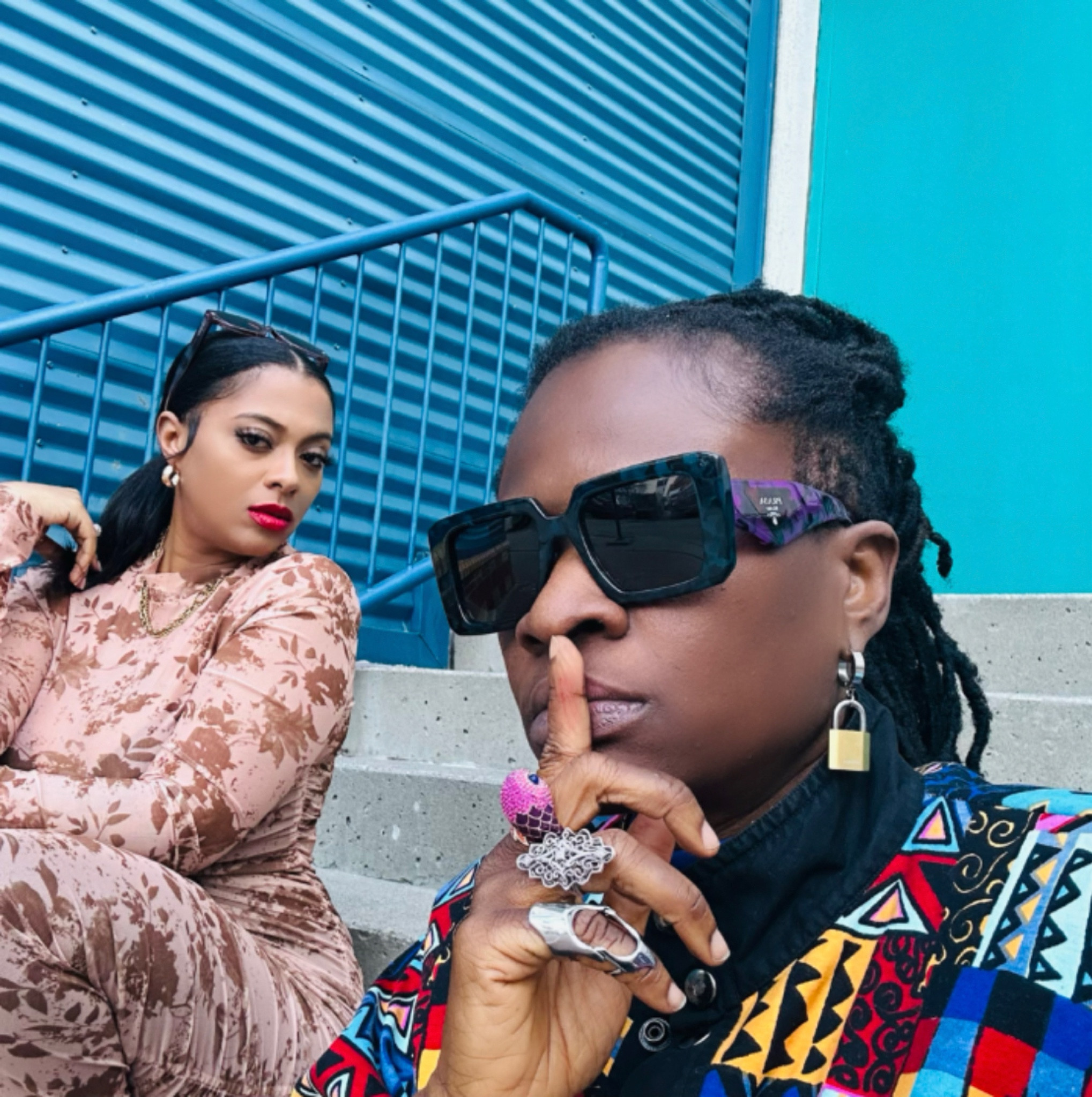 Shhh!! A lil silence to take in her Prada multi colour frames 🤫😍 The body con dress 👌🏽, Shein serves the table. 

#LTKstyletip #LTKFind