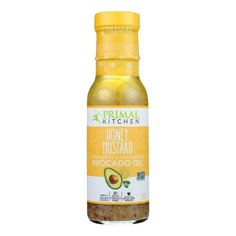 Primal Kitchen Vinaigrette & Marinade Made with Avocado Oil Honey Mustard 8 fl oz | Walmart (US)