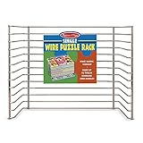 Melissa & Doug Puzzle Storage Rack - Wire Rack Holds 12 Puzzles - Puzzle Rack Organizer, Puzzle H... | Amazon (US)