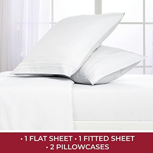 Mellanni Queen Sheet Set - Hotel Luxury 1800 Bedding Sheets & Pillowcases - Extra Soft Cooling Be... | Amazon (US)