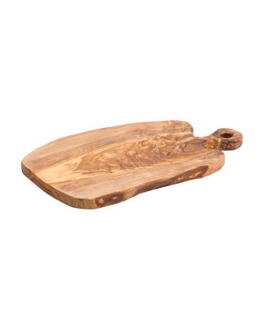 Made In Italy 12in Olivewood Handled Cutting Board | TJ Maxx