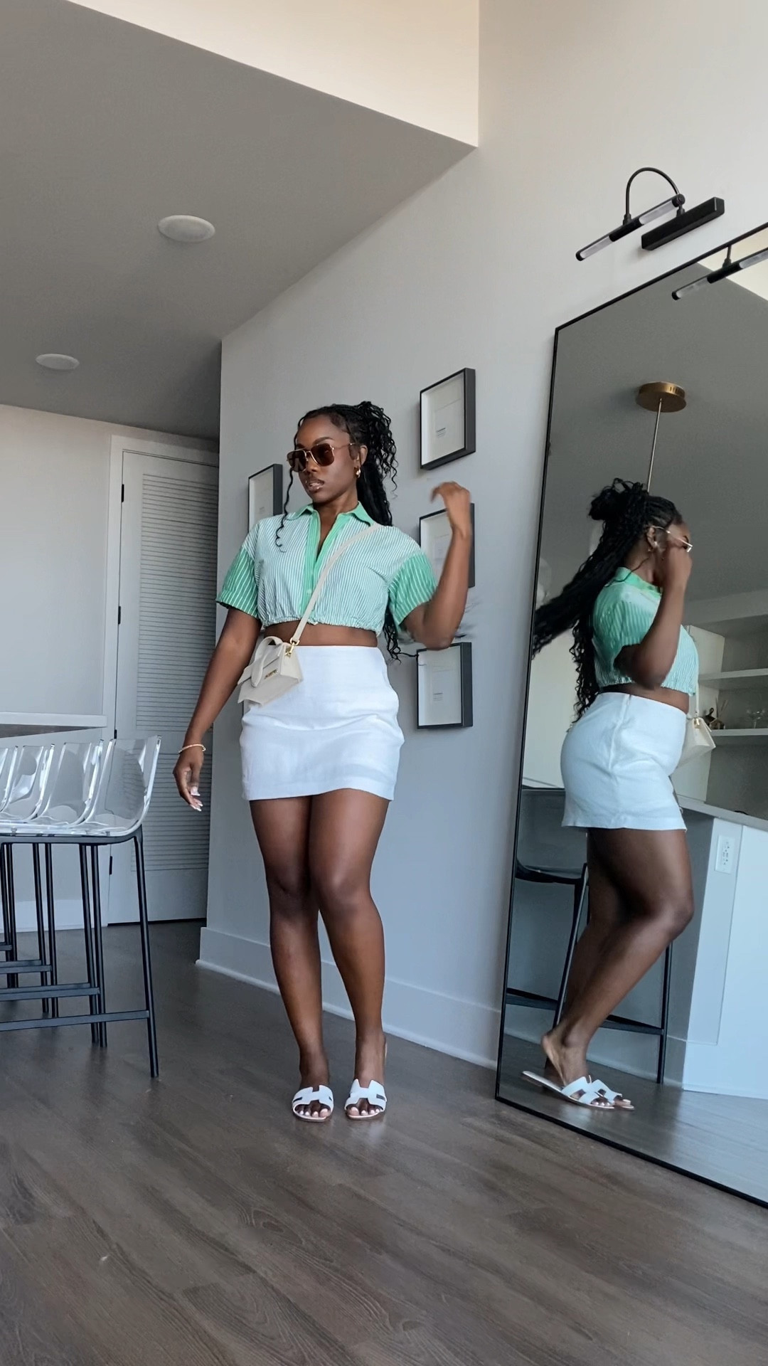 Vacation outfit idea. Cute but still comfortable. The linen skirt is actually a skort and so comfy!

#LTKSeasonal #LTKtravel #LTKstyletip