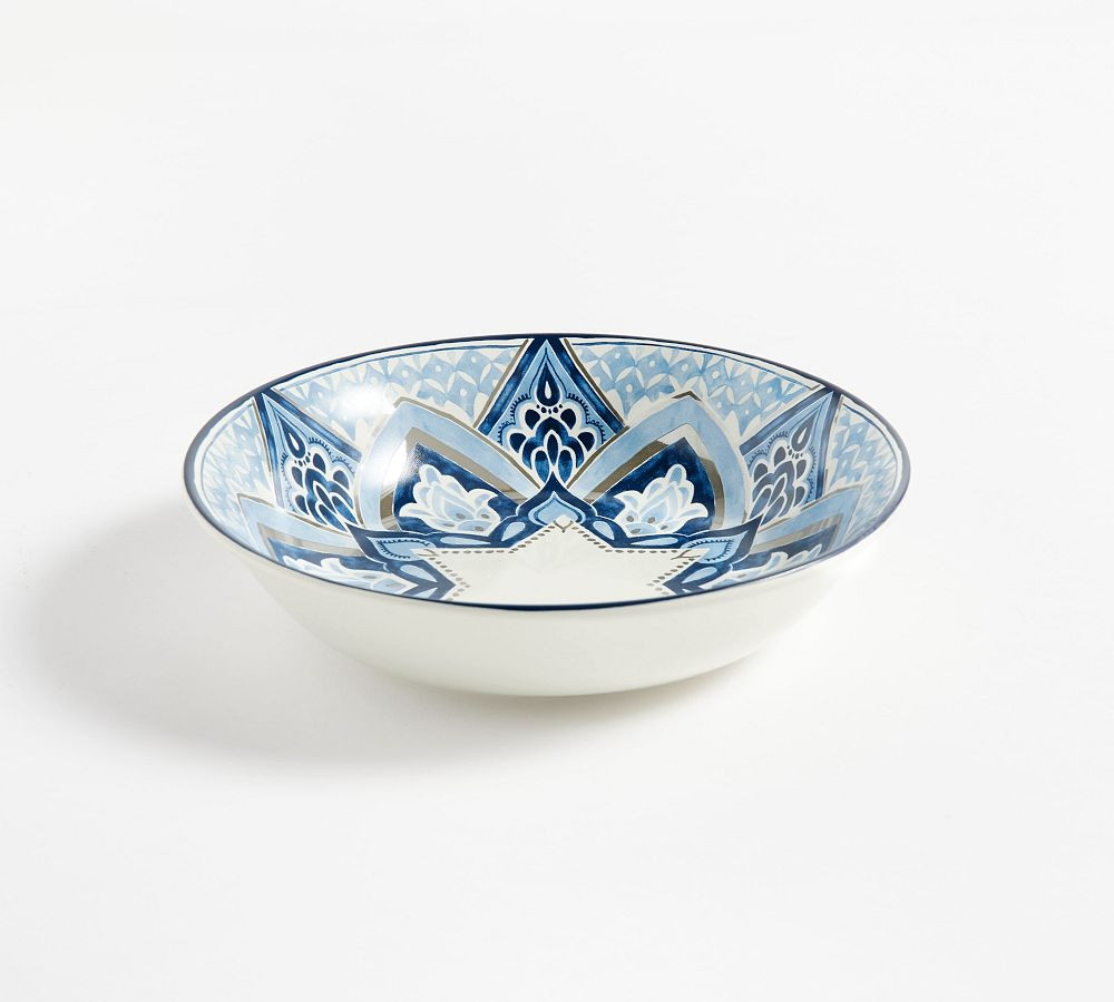 Hanukkah Medallion Stoneware Serving Bowl | Pottery Barn (US)