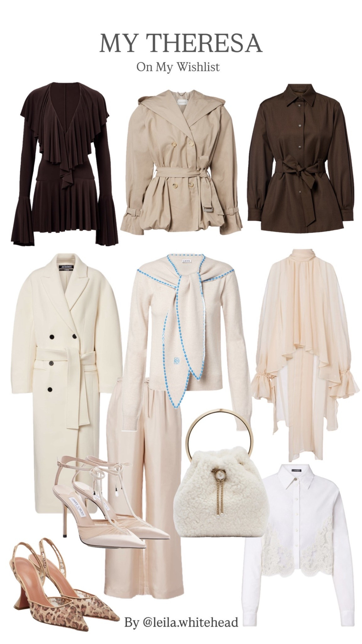 My @mytheresa wishlist is full of beautiful neutral separates that work perfectly together - as well as with existing pieces I already own, so I know they will be great investments and add value to my wardrobe 🤍

#mytheresa

#LTKluxury #LTKeurope #LTKuk