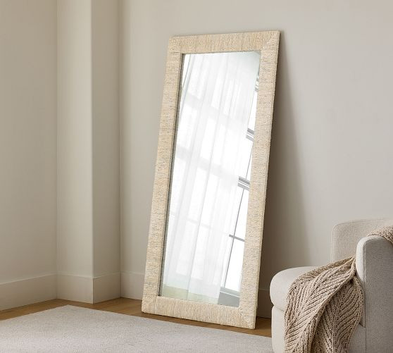 Malibu Handwoven Seagrass Rectangular Mirror | Pottery Barn (US)