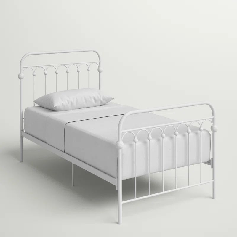 Arlette Twin Metal Platforms Bed by Sand & Stable™ Baby & Kids | Wayfair North America