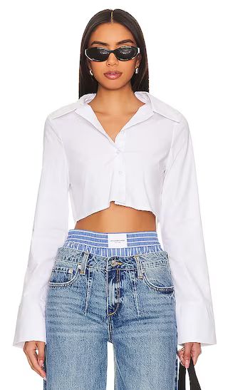 Alma Shirt in White | Revolve Clothing (Global)