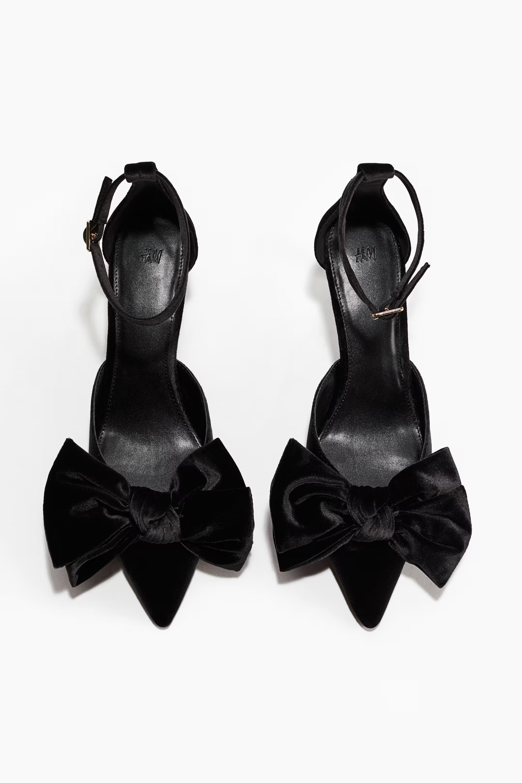 Bow-Detail Velour Pumps | H&M (US + CA)