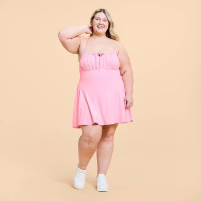 Blogilates Women's Tie Front Twirl Active Dress | Target