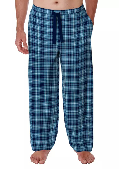 Navy Plaid Pajama Pants | Belk