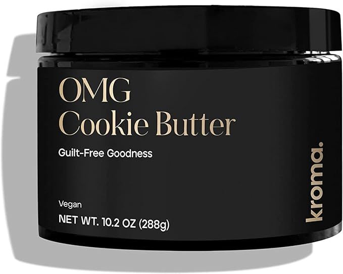 KROMA. OMG Cookie Butter, Dairy & Gluten Free, Vegan, Non GMO Nut Butter Spread, Made with Raw Al... | Amazon (US)