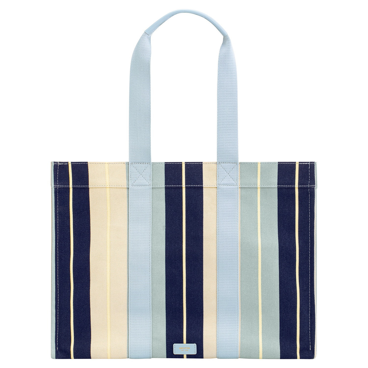 Effie Large Beach Tote - Duck Egg Mix | Oroton | Oroton