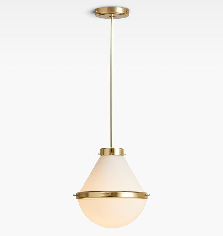 Blair 10" Glass Pendant | Rejuvenation