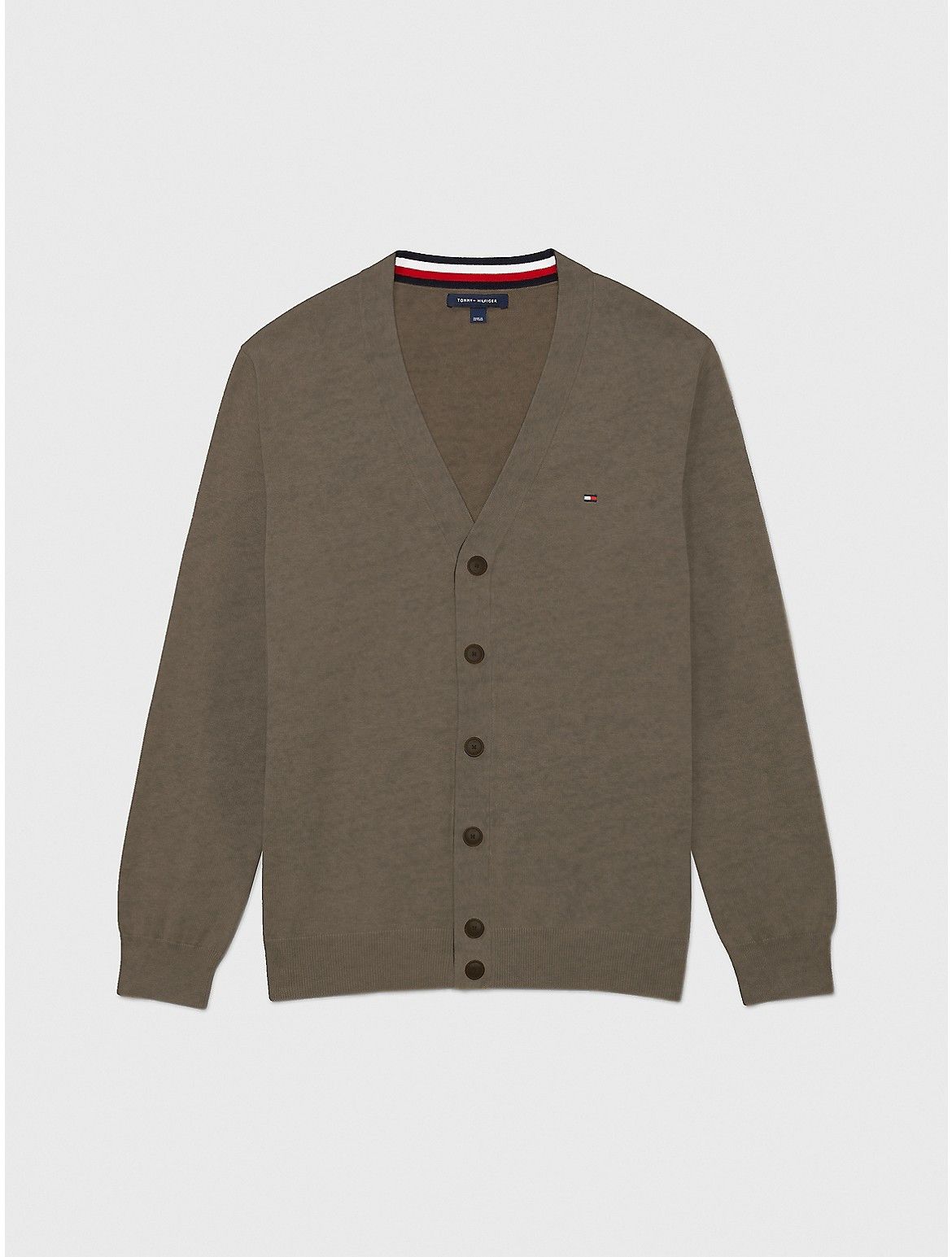 Tommy Hilfiger Men's Classic Cardigan - Beige - XXL | Tommy Hilfiger (US)