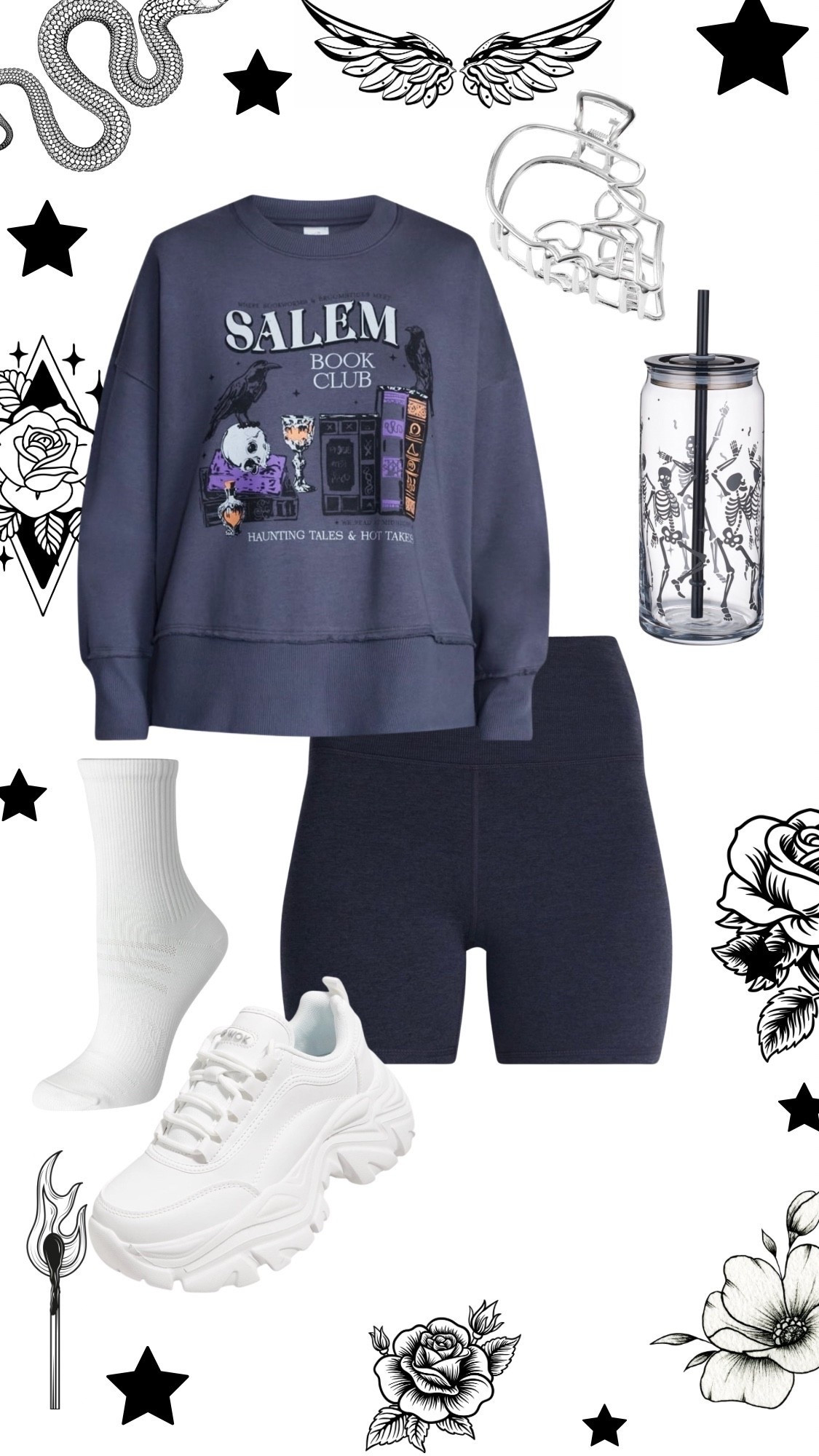 Oversized sweatshirt cozy outfit

#LTKgrwm #LTKootd #LTKMidsize