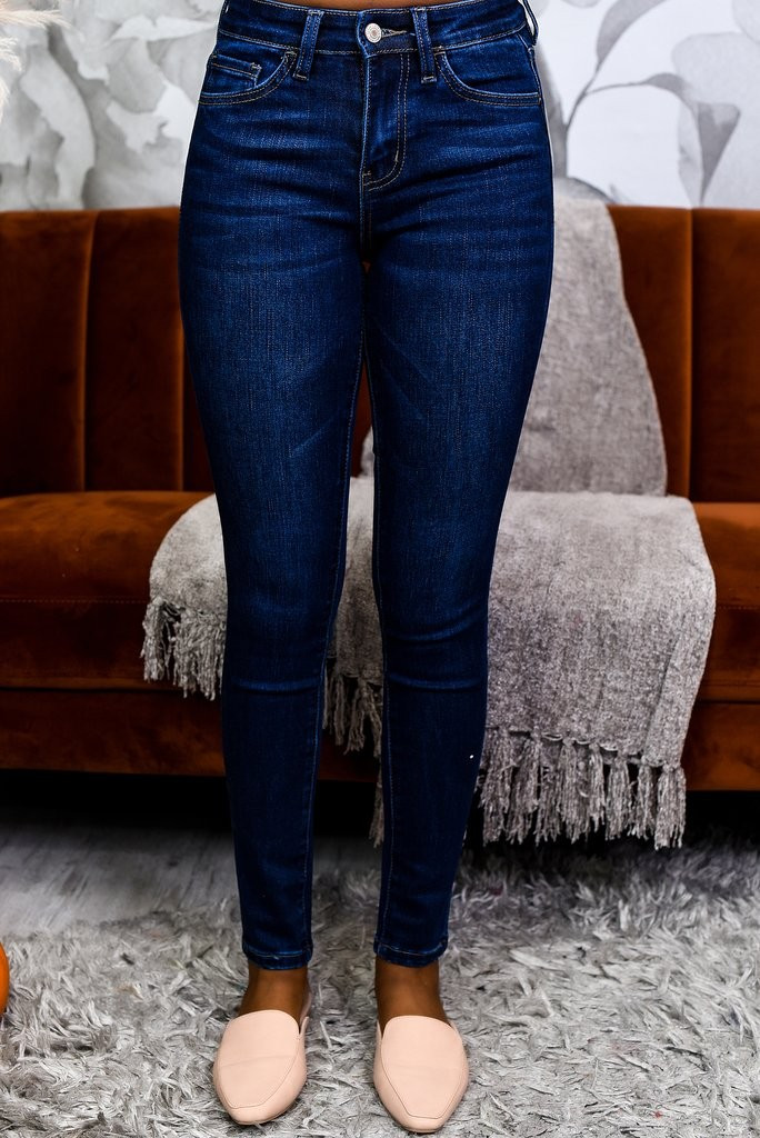 Casual Blues Dark Denim Jeans - K677DN | Tee for the Soul