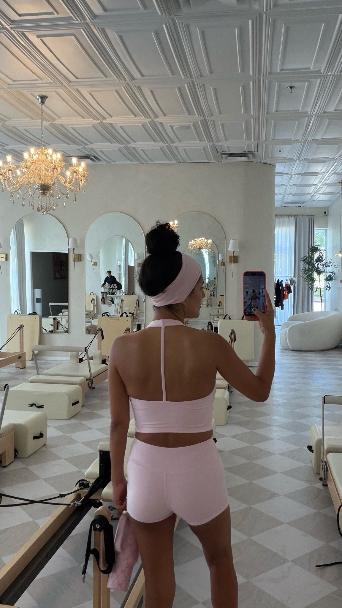 🎀 pilates outfit of the day 🎀

The soft pink set, matching headband, and little accessories just make class feel a little more fun. ✨

Cute workout clothes may not do the workout for me… but they definitely get me there. 💗

#pilatesgirl #pilatesoutfit #pinkactivewear #workoutstyle #athleisurewear #fitnessfashion #amazonactivewear #girlyfitness #pilateslife #activewearfinds

#LTKdayinmylife #LTKfitnessgoals #LTKootd