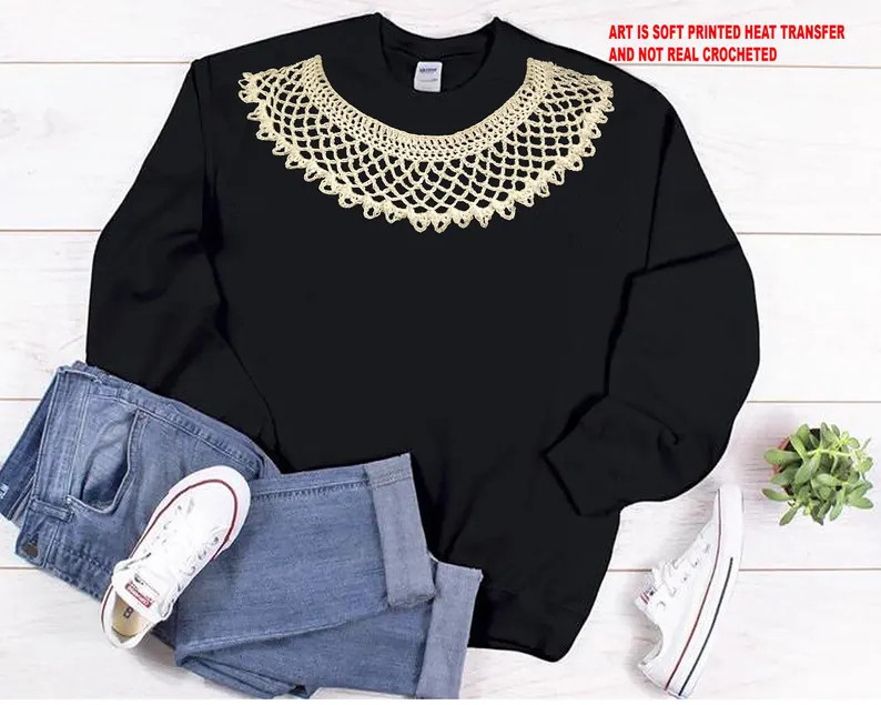 RBG Dissent Collar Shirt or Sweatshirt, Notorious RBG (printed) - Etsy | Etsy (US)