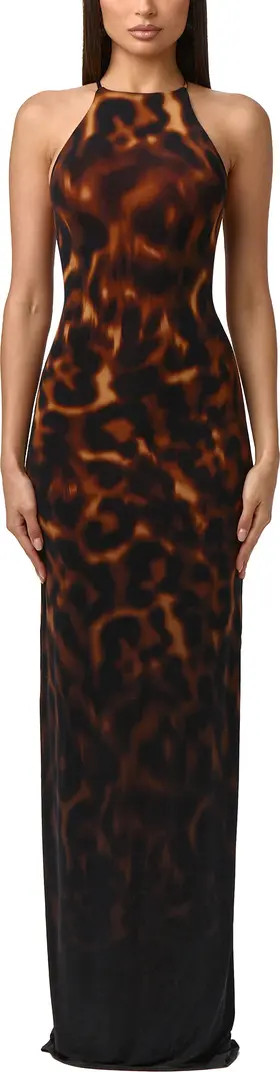 Tortoiseshell Print Maxi Dress | Nordstrom
