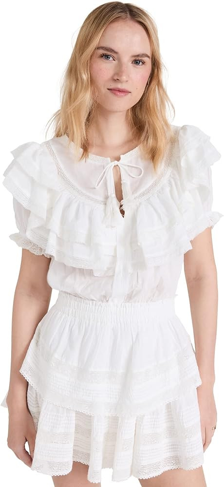 LOVESHACKFANCY Women's Liv Dress | Amazon (US)