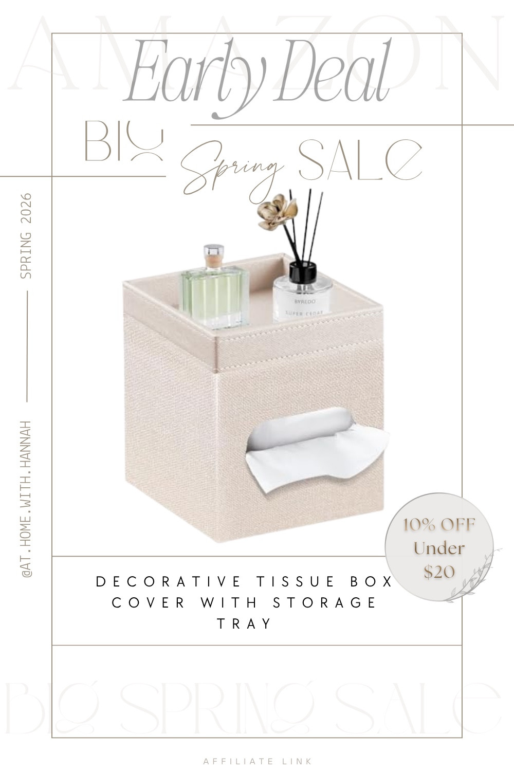 Deal Find ✨

A really solid Amazon spring sale deal 🤍 one of those practical finds that feels like a better buy when you can catch the price drop in time.




•
Amazon spring sale • Amazon deals • spring sale find • daily deal • price drop • limited time deal • worth it Amazon find • best Amazon deals • sale find • Amazon storefront
#AmazonDeals #AmazonSpringSale #FoundItOnAmazon #AmazonFinds #SpringSale


#LTKSaleAlert #LTKHome