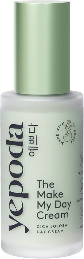 Yepoda The Make My Day Cream, Hydrating & Anti-Aging Day Moisturizer, Nourishing Cica Cream for R... | Amazon (US)