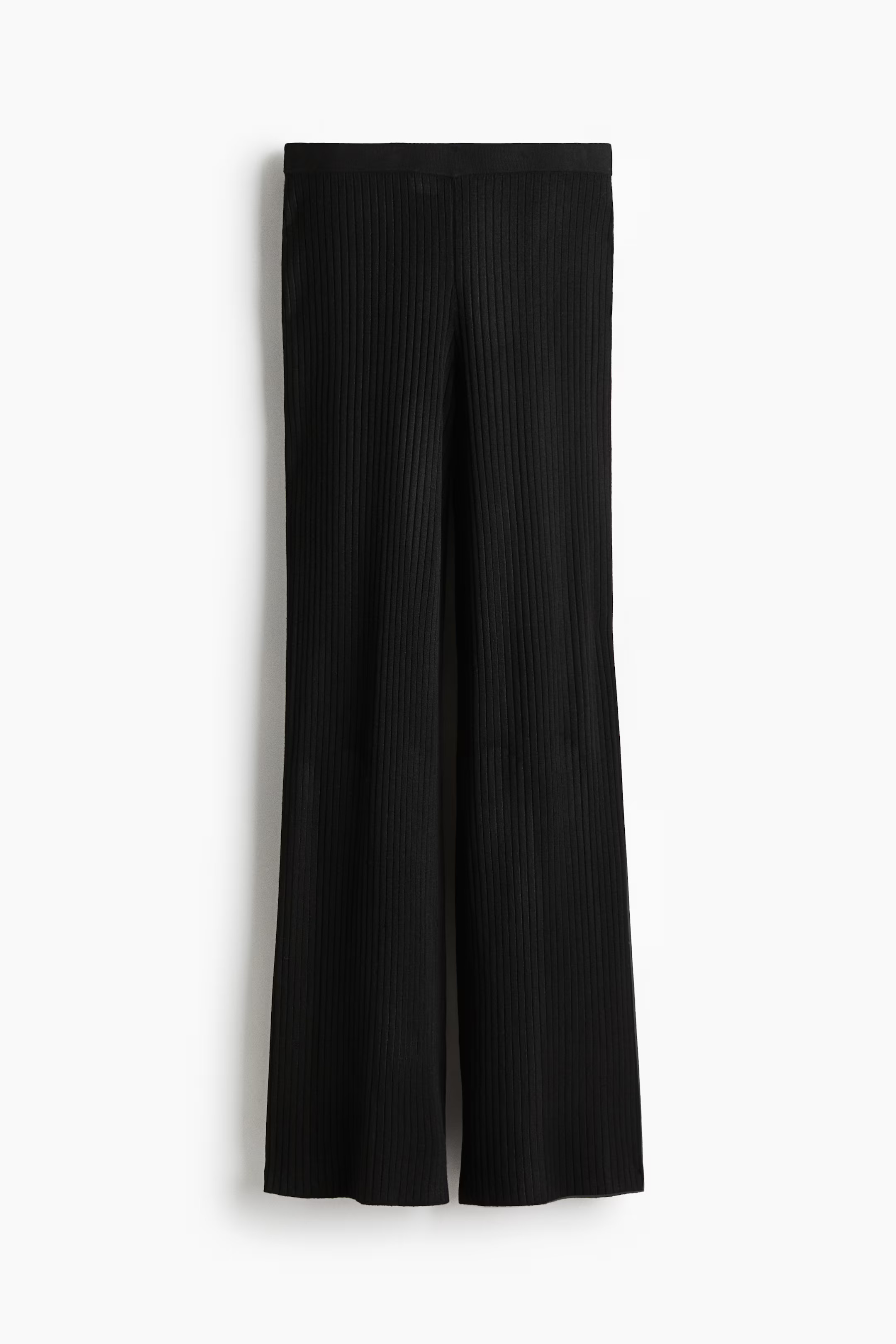 Rib-knit trousers | H&M (UK, MY, IN, SG, PH, TW, HK)