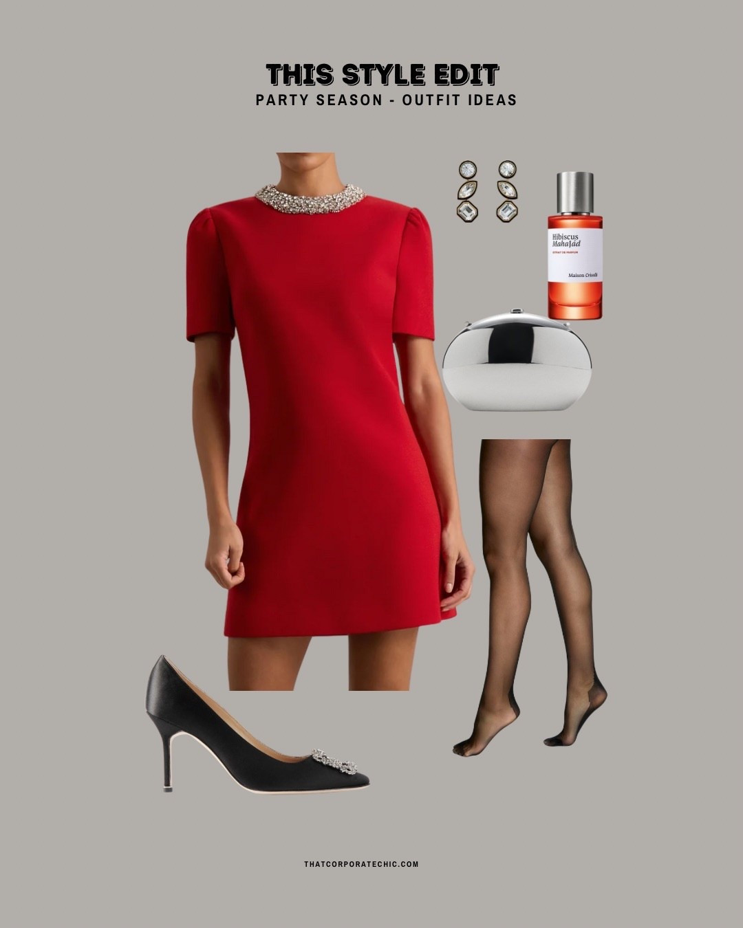 Party wear - outfit ideas 

Something red with a touch of silver accessories 

#LTKpartywear #LTKfestive #LTKworkwear