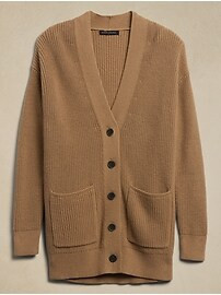Oversized Pocket Cardigan | Banana Republic Factory