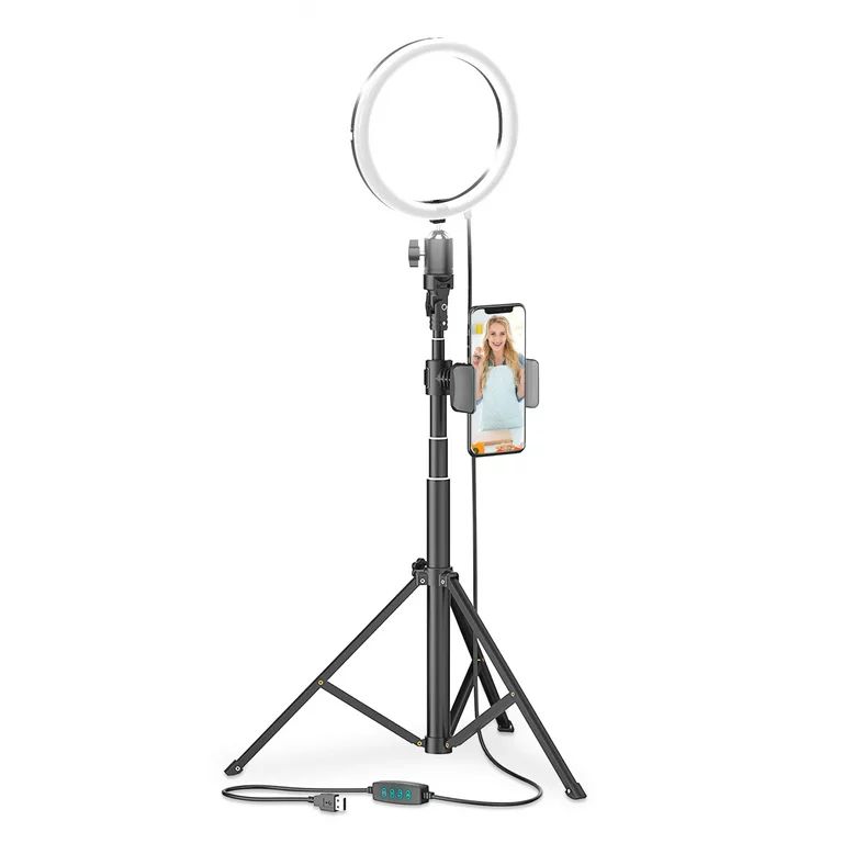 Bower Selfie Ring Studio Light, 8" | Walmart (US)