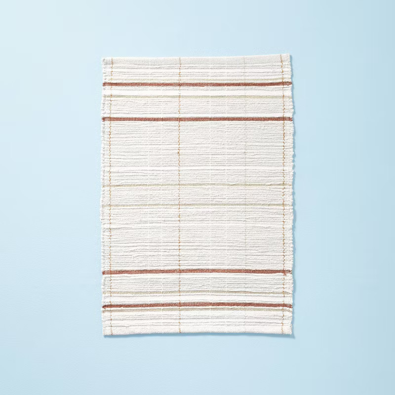 Scatter Stripe Rug Cream/Brown - Hearth & Hand™ with Magnolia | Target