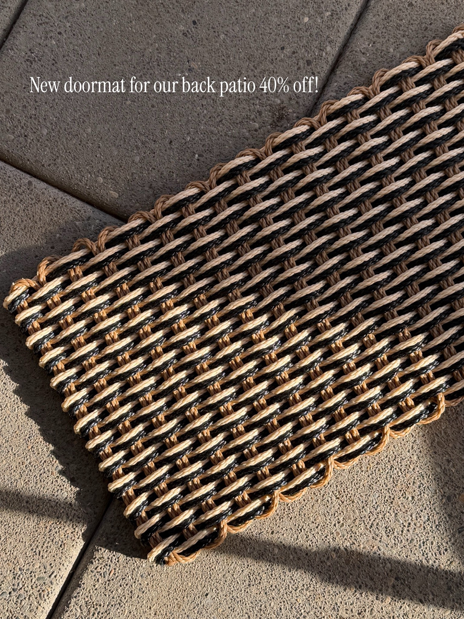 Only $21! I’m putting mine outside my back patio doors  

#LTKHome #LTKSaleAlert