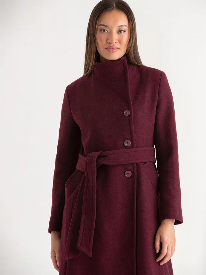 Long Wool Wrap Coat | Rickis | Ricki's