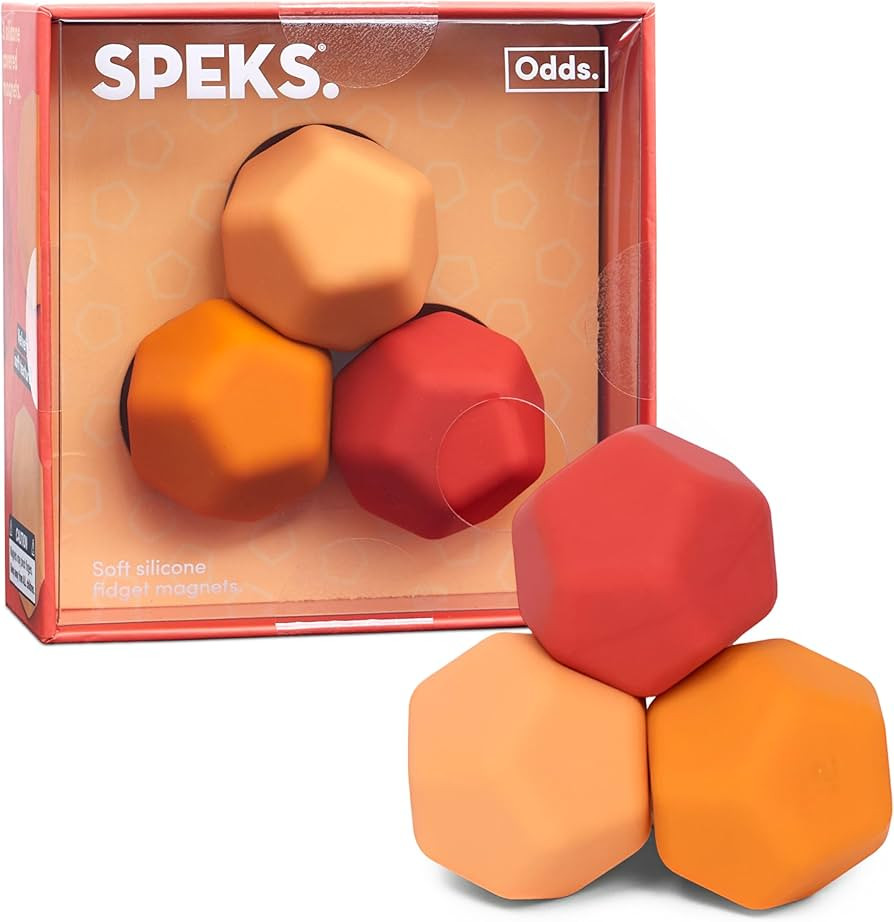 Speks Odds Soft Silicone Fidget Magnets | Silent Stress Relief Toys | Textured Magnetic Balls for... | Amazon (US)