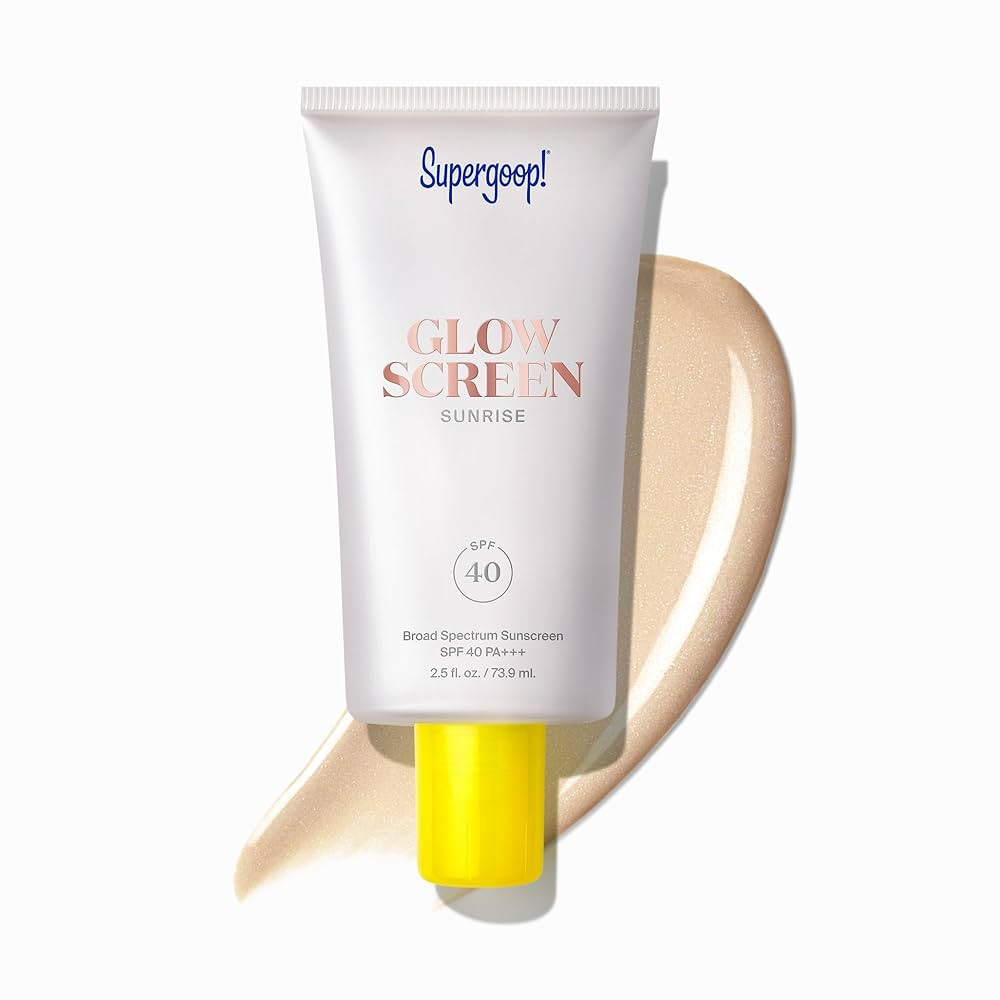Supergoop! Glowscreen (SPF 40) - 2.5 fl oz - Glowy Primer + Broad Spectrum Tinted Sunscreen - Hel... | Amazon (US)