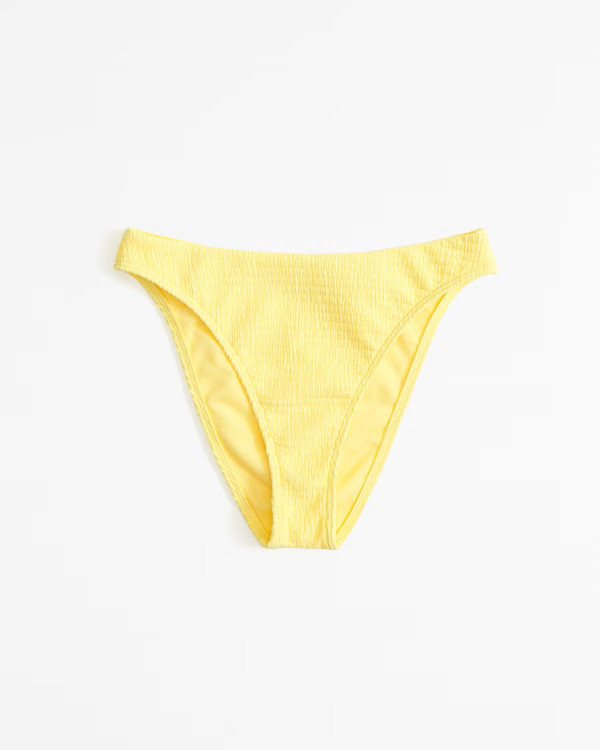 Women's Mid-Rise High-Leg Moderate Bottom | Women's New Arrivals | Abercrombie.com | Abercrombie & Fitch (US)