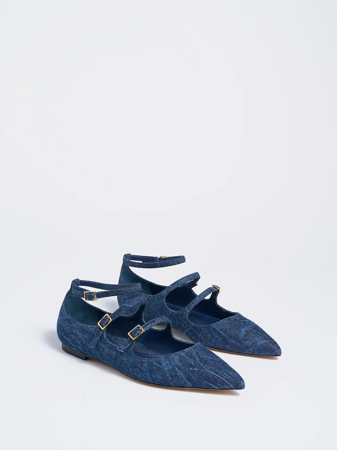 Francine Flat in Blue Denim | A Favorite Style Reimagined | Marion Parke