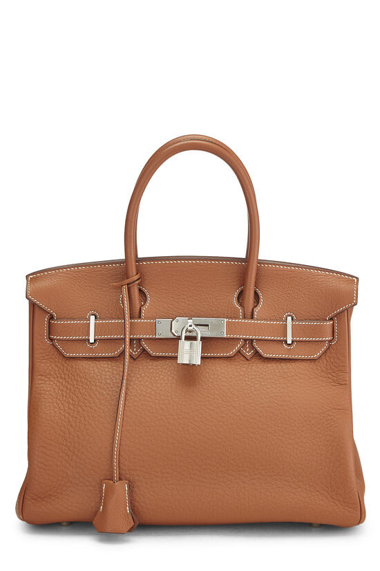 Hermès Etrusque Clemence Birkin 30 QGB0Q20J0B009 | WGACA | What Goes Around Comes Around