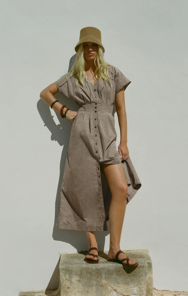 Sanna Gingham Maxi Dress | Z Supply