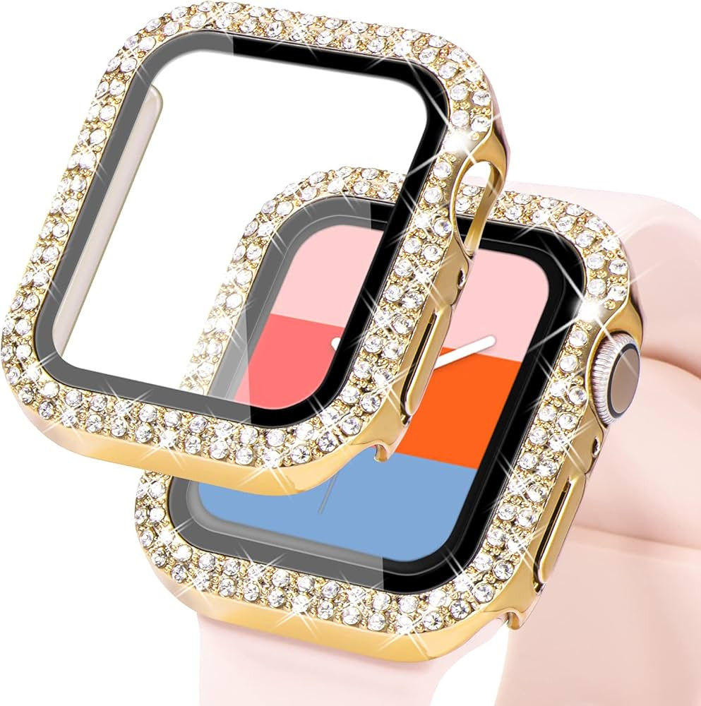 KADES Compatible for Bling Apple Watch Protective Case with Built-in Screen Protector for Apple W... | Amazon (US)