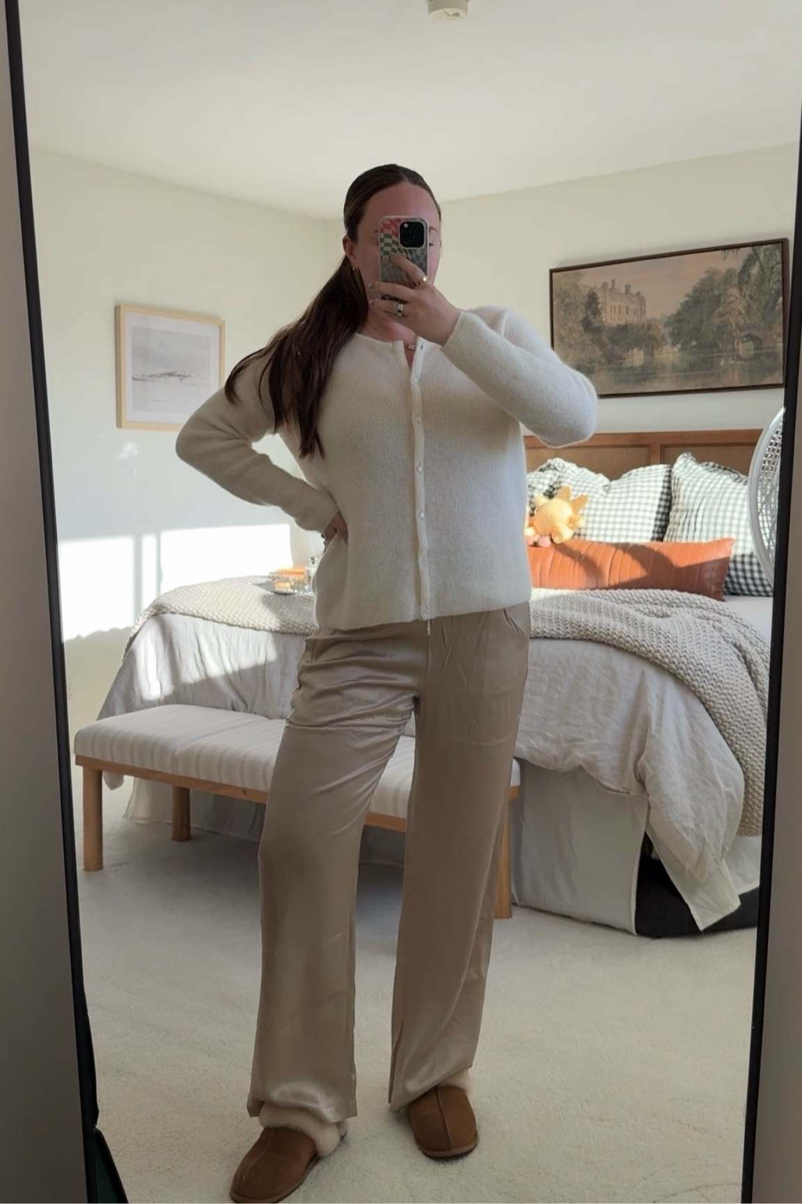 Been loving these 100% silk pants from quince⛅️

#LTKWorkwear #LTKSeasonal #LTKSpringSale