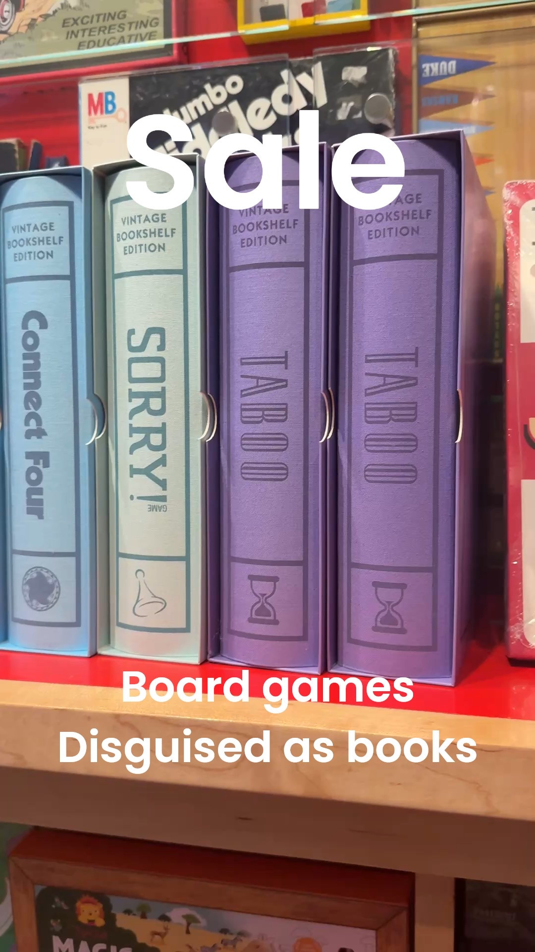 🚨Sale
Have you seen these?

For your Board Game lovers🎁
These Board games are disguised as Books.

Everything you need to play the game in a book box instead of those ugly boxes.

How cute is this for your library, game room or living room.

No more ugly boxes and their classic games your family loves .

 on sale for $17- 19
Every classic game set.
Normally $29.99



#LTKSaleAlert #LTKKids #LTKGiftGuide