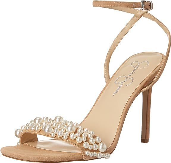 Jessica Simpson Women's Omilira Pearl Sandal High Heel Heeled | Amazon (US)