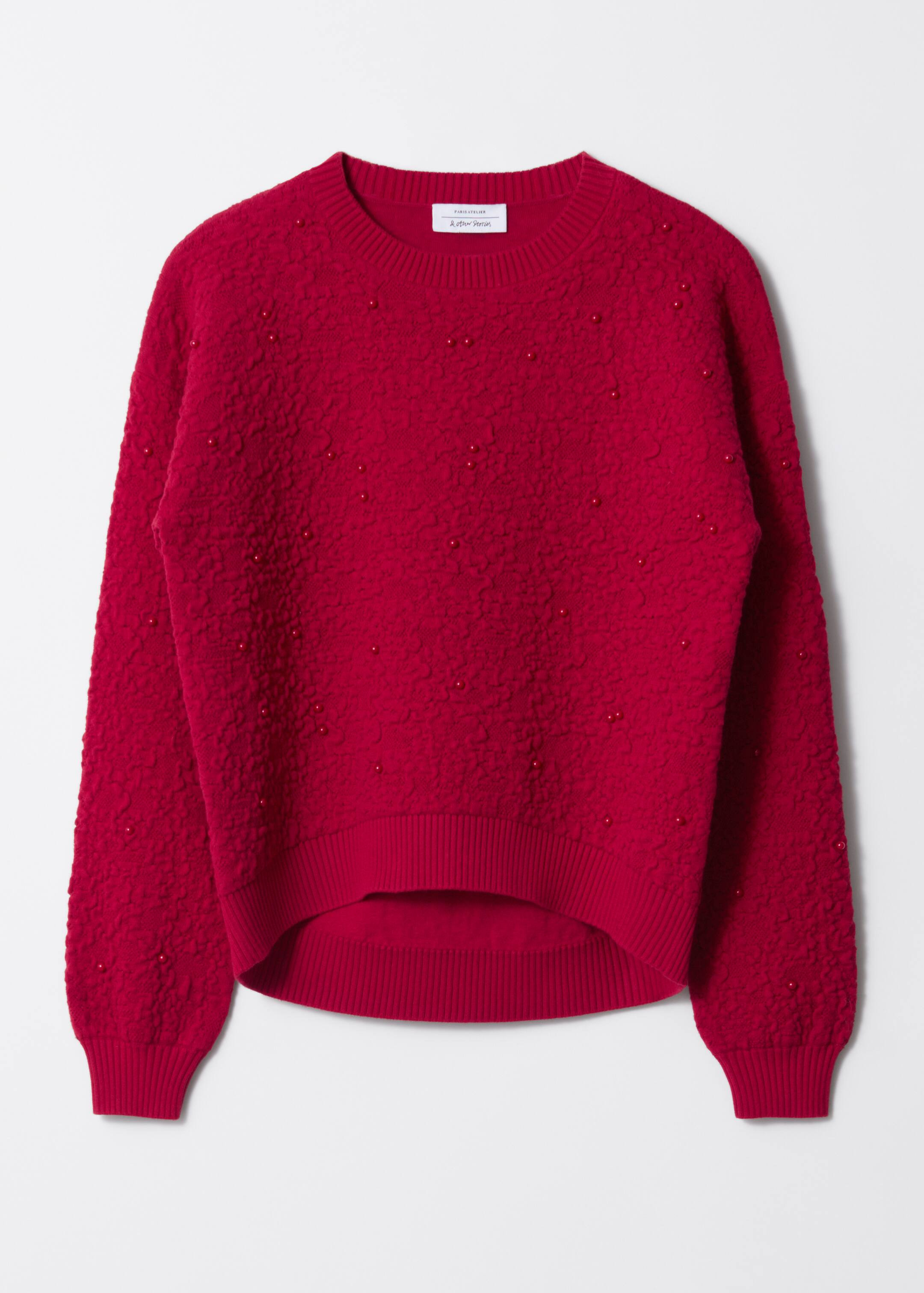 Textured-Jacquard Knit Jumper | H&M (UK, MY, IN, SG, PH, TW, HK)