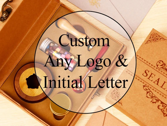 Custom Logo Wax Seal Stamp Kit for Wedding Invitation  - Etsy | Etsy (US)