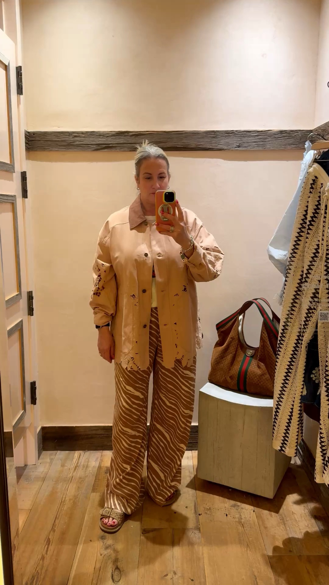 The cutout details on this barn jacket make it ultra feminine!  I also loved the blush color and light weight of the jacket. Wearing a size large and seems oversized

🔎 lightweight jackets, jackets for spring, spring jacket, feminine style jacket, lace, detailed jackets, lace, cut outs, barn coat, barn jackets, utility jacket, styled with bags

#LTKmomlife #LTKgrwm #LTKMidsize
