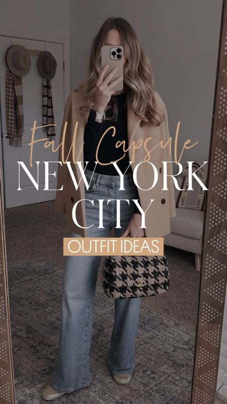 New York City outfit ideas. A mini capsule you can mix and match to making packing easy! 

#LTKstyletip #LTKSeasonal #LTKVideo